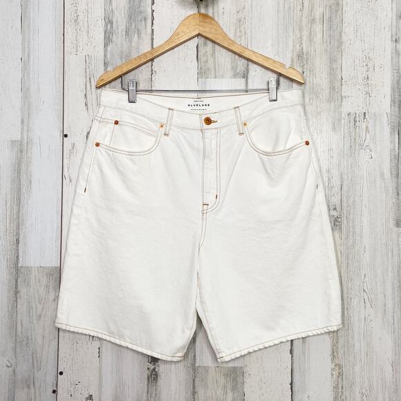 NWT SLVRLAKE London Short Natural White Relaxed High Rise Jorts Coastal Size 32 - Picture 7 of 7